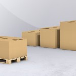 Palettencontainer aus Karton